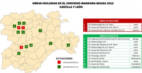 Mapa obras de regad�os