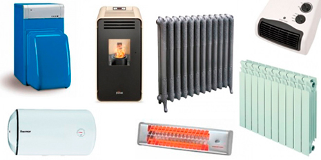 Opciones de calefacci�n